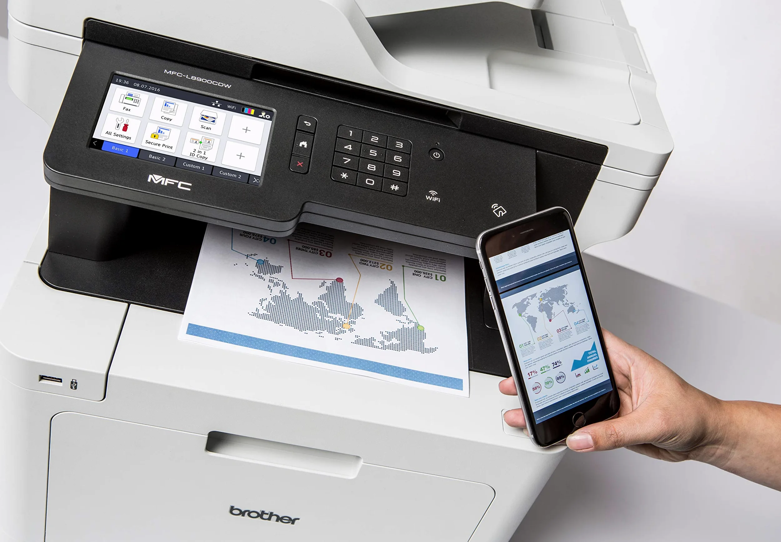 Brother MFC L 8900 CDW Impresora Multifunción Color