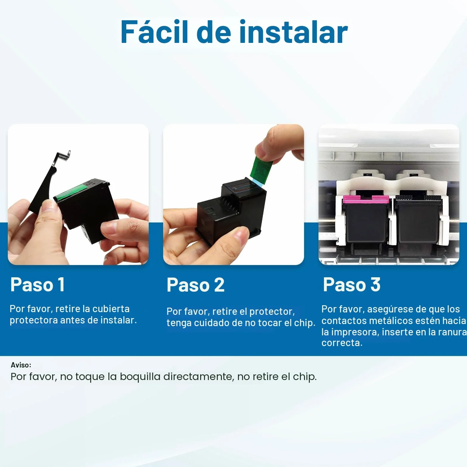 304XL Cartuchos Compatibles HP 304 para Envy 5000 Deskjet 3750 2630 (2 Negro)