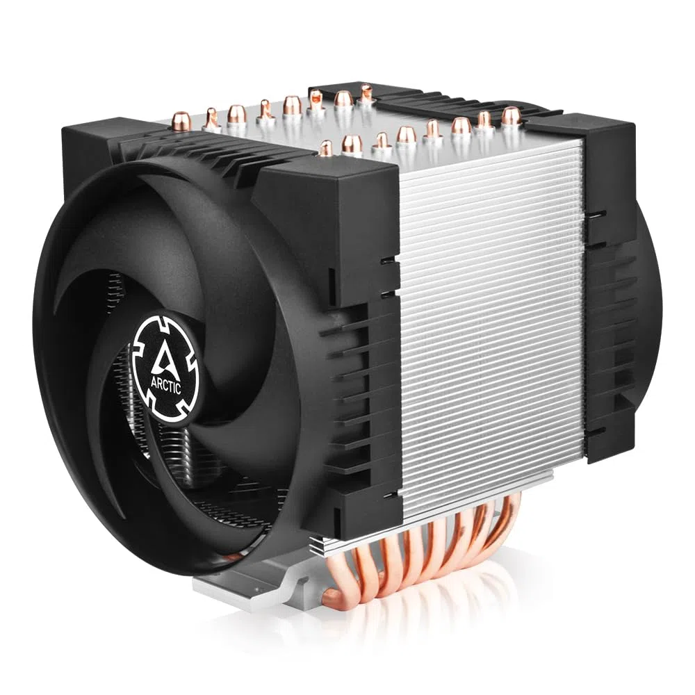 ARCTIC Freezer 4U-M (Rev. 2) para AMD: SP6, sTR5, SP3, TR4, sTRX4, sWRX8 e Intel: LGA4189, LGA4710, LGA4677, 4U & UP, Disipador de CPU para Servidor, Ventilador para Rack, Ventilador de servidor