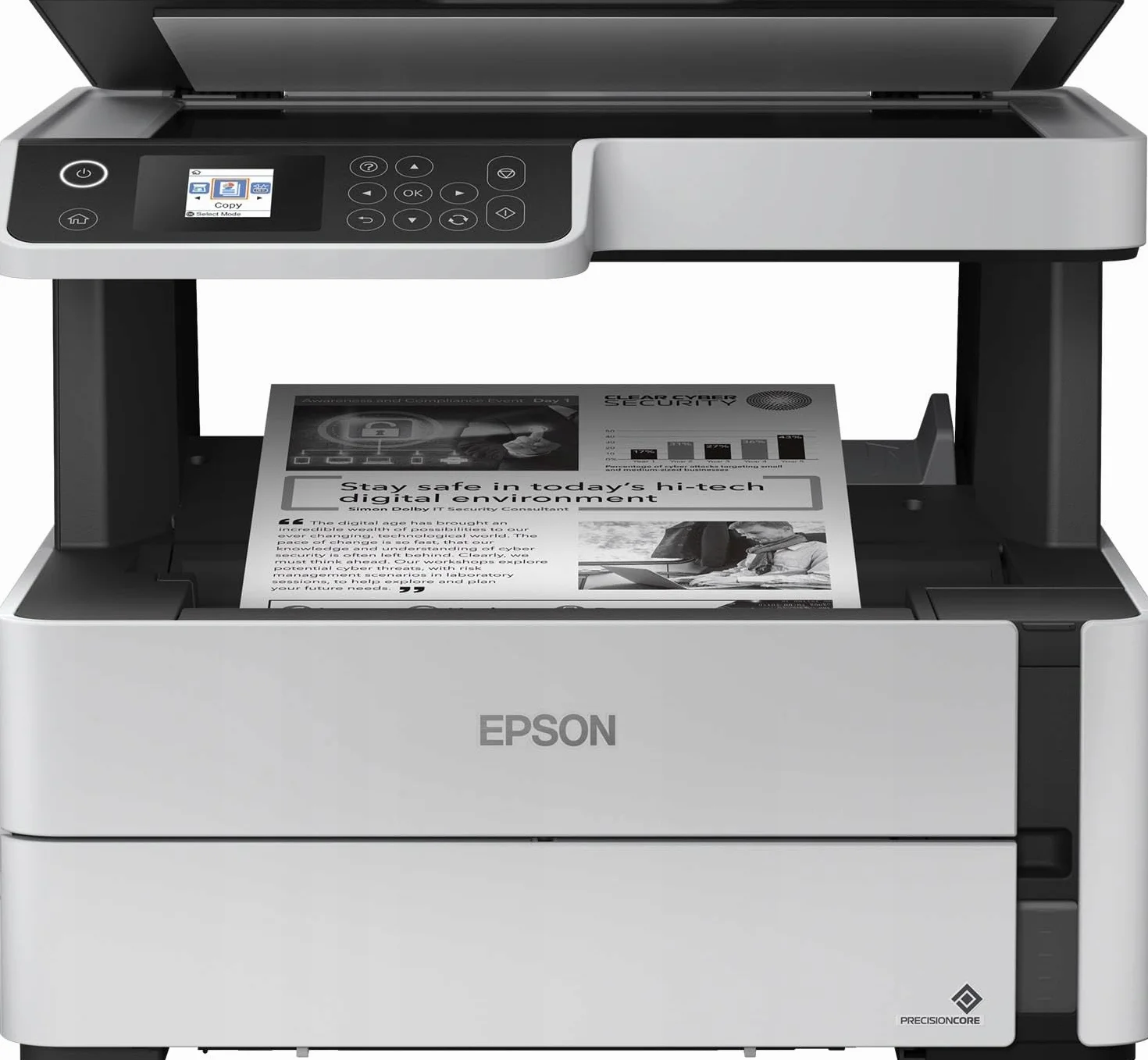 Epson; Impresora de inyección de Tinta M2170; A3; Resolución: 1200 x 2400 dpi; Monochrome