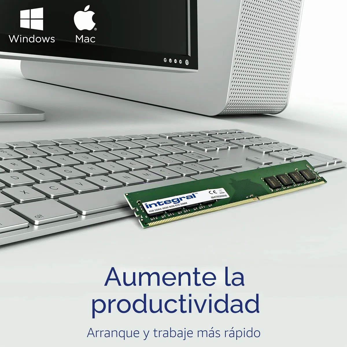 Integral 8GB DDR4 RAM 3200MHz PC4-25600 DIMM Desktop/Computer Memory Module