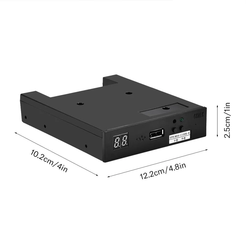 Tosuny USB Floppy Disk Reader, 3.5 "1.44MB USB SSD Floppy Drive 5V DC Floppy Drive Emulator Compatible para Roland E-66, E-86, E-96, G-600, G-800, E-480B, E600, XP-50, Teclado V1000 VA-7