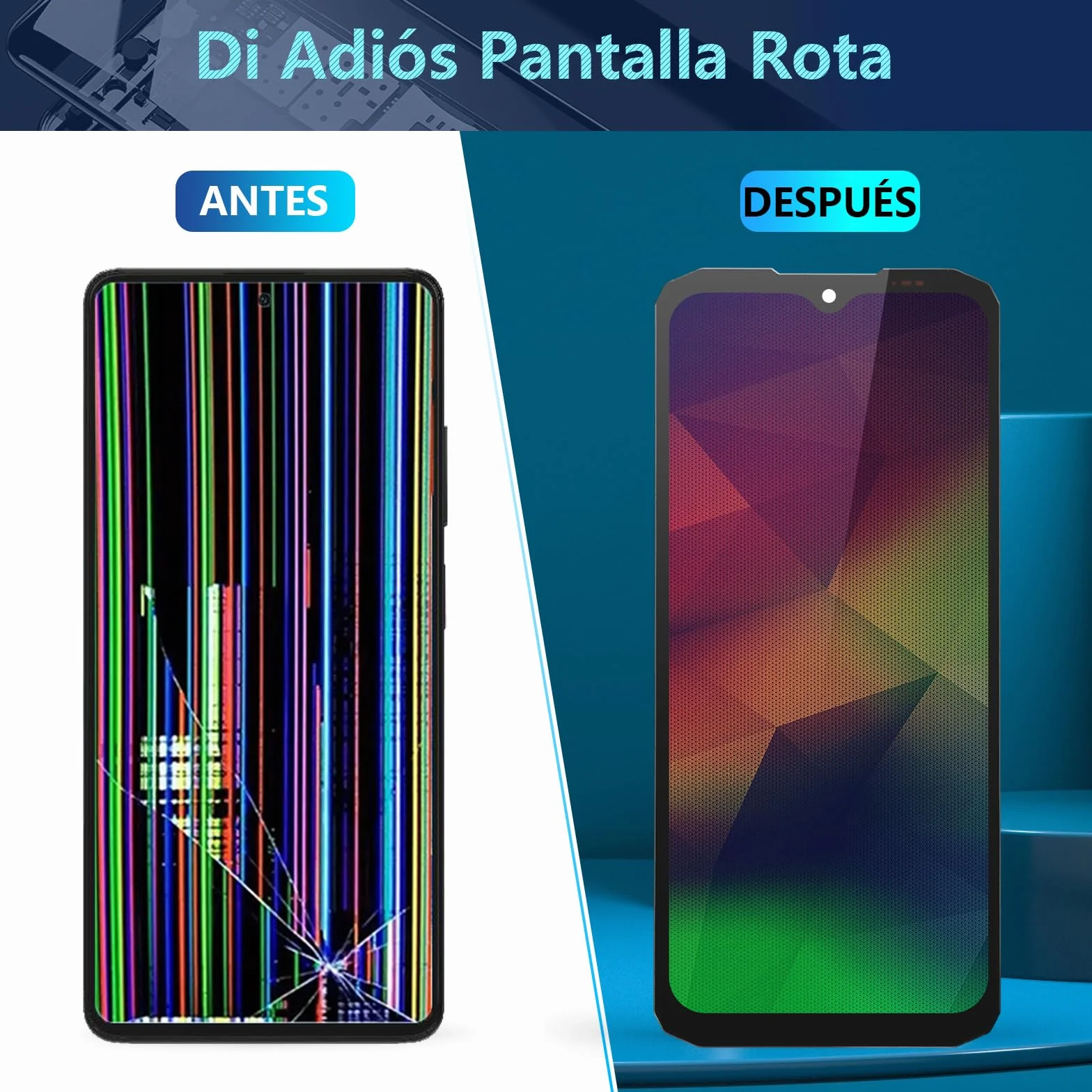 RongZy Pantalla para DOOGEE Blade 10/10 Pro Táctil LCD de Repuesto Ensamblaje Digitalizador Reemplazo para DOOGEE Blade 10 Ultra con Herramientas de Reparación(Negro)