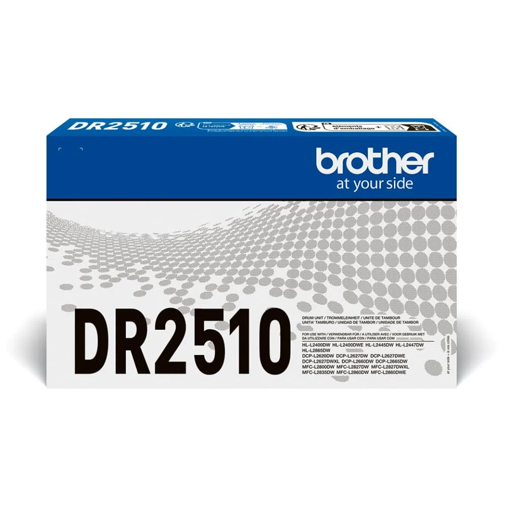 Brother DR2510 - Tambor de duración Estimada 15.000 páginas