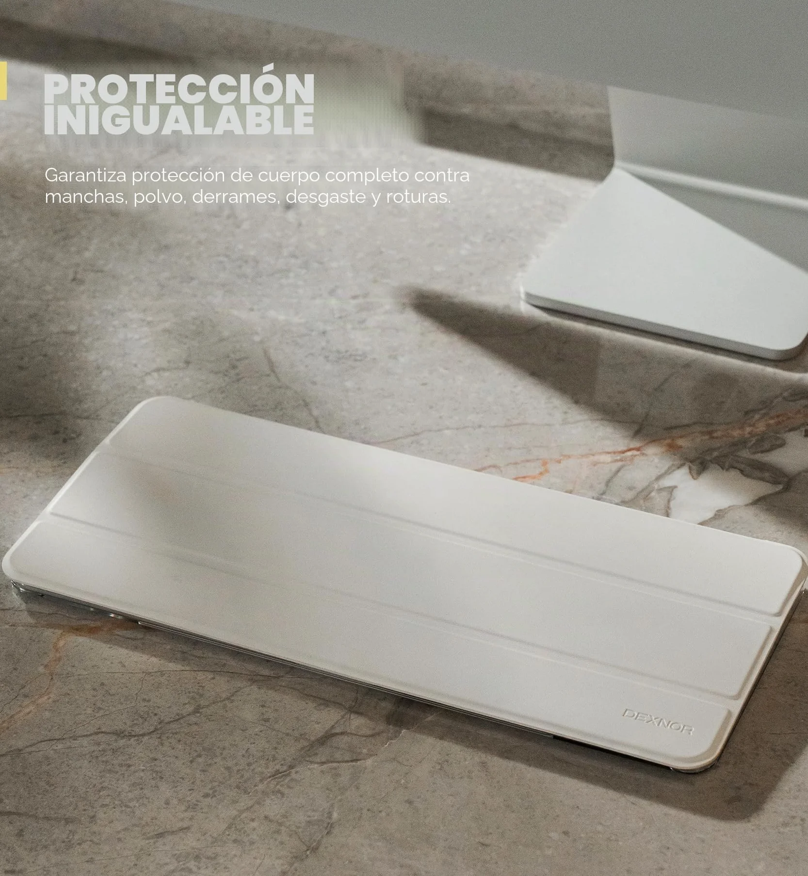 Dexnor Funda para Apple Magic Keyboard con Touch ID/tecla de bloqueo 2021/2024, funda rígida de almacenamiento de viaje a prueba de polvo, funda protectora de cuero para teclado con cierre magnético