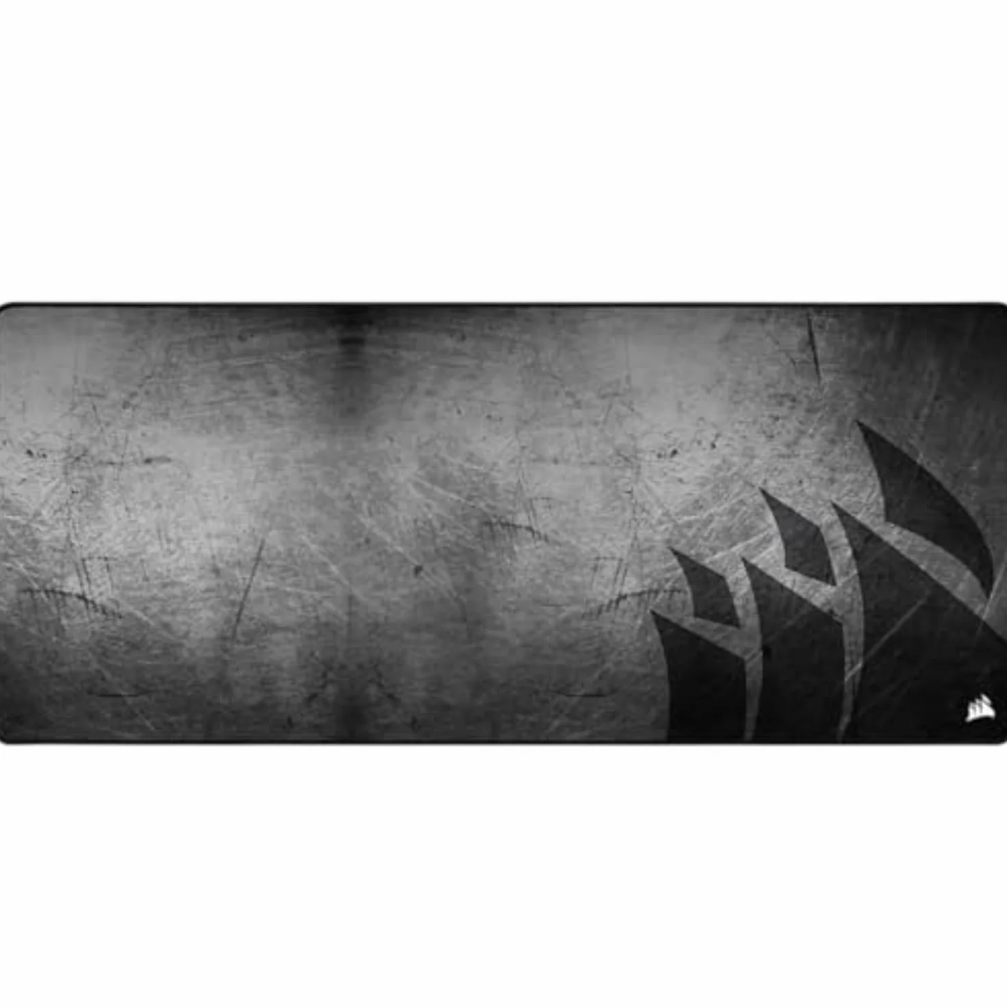 Corsair MM350 PRO Alfombrilla Tela a Prueba de Derrames para Juegos, Superficie 93 cm x 40 cm, Microtejido, Goma Afelpada gruesa 4 mm, Base Goma Texturizada Antideslizante, Negro/Gris, Extendido XL