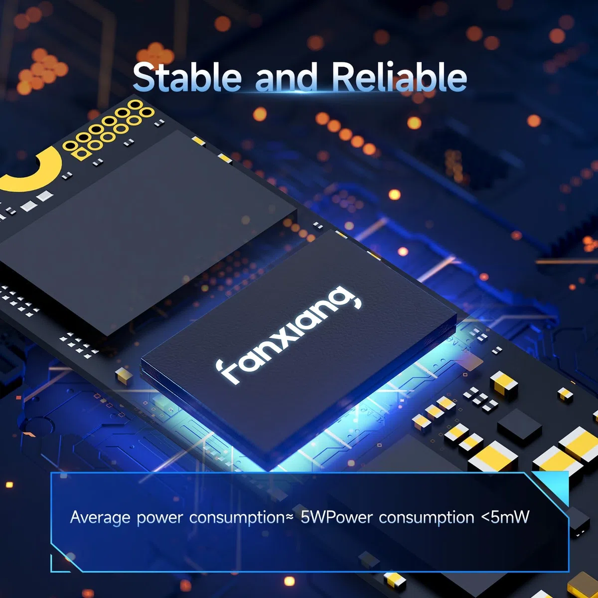 fanxiang SSD ps5 nvme 2TB M.2 2TB Disco Duro M.2 2280 (PCIe Gen4x4) QLC 3D - 5000 MB/s de Lectura, 3800 MB/s de Escritura - NAND con Adhesivo de Enfriamiento de Grafeno