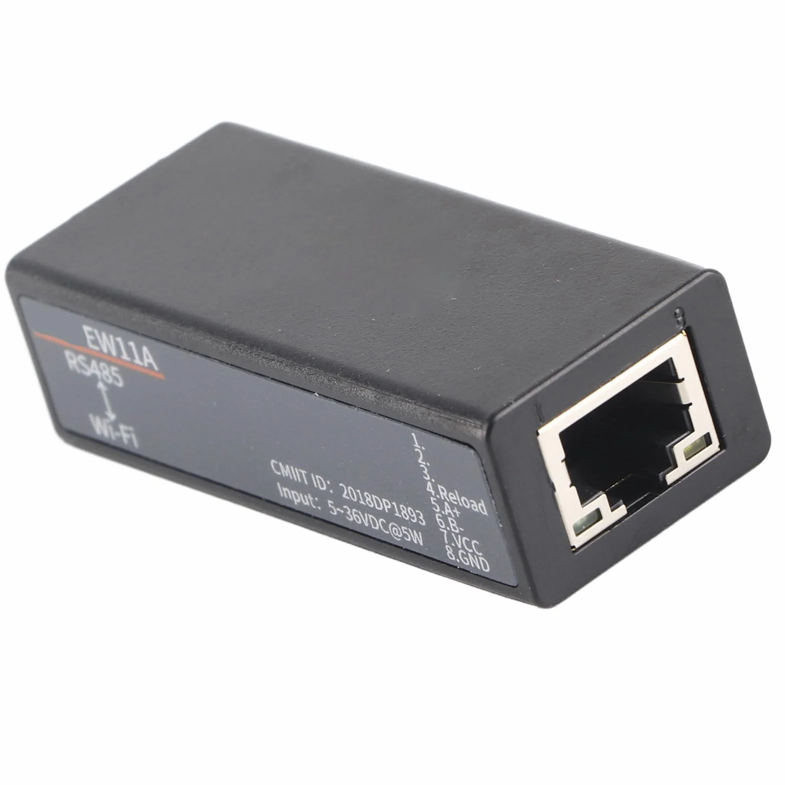 Dioche Elfin Ew11 Elfin-ew11 El servidor serie HF7221 a WiFi cuenta con un módulo de comunicación inalámbrica de antena integrado compatible con interfaz Modbus RJ45 con 8 conexiones