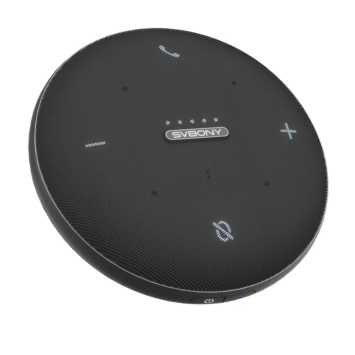 SVBONY Svhub Omni2 Altavoz y Micrófono para Conferencias, Altavoz Portátil, 4 Micrófonos con Cancelación de Ruido, Grabación de Voz Mejorada, 8Hde Duración de Llamada, para Salas de Reuniones Pequeñas
