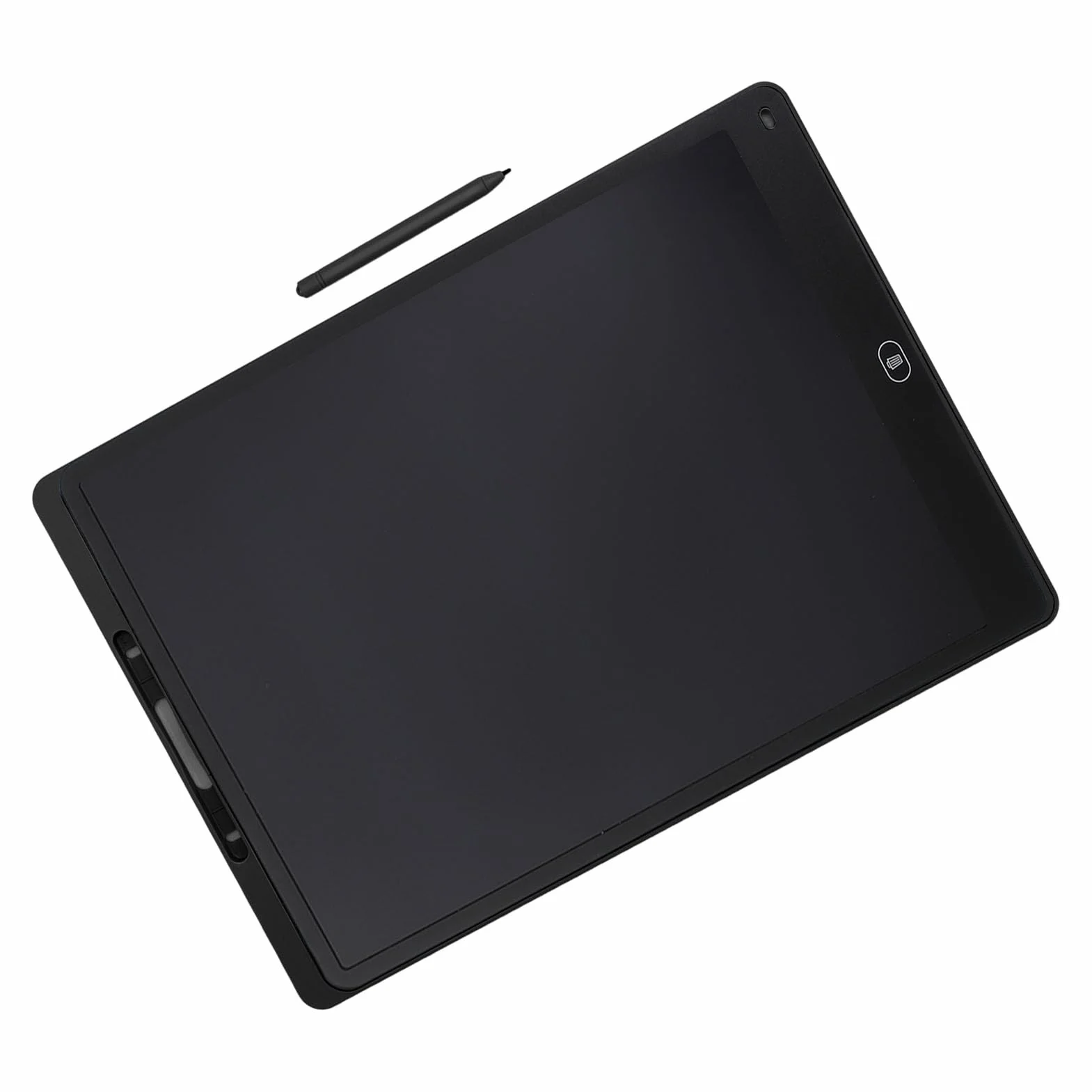 Generic Tableta de Dibujo de 20 Pulgadas para Niños Pantalla de Escritura LCD para Niños, Almohadilla Electrónica de Dibujo Amigable con el Medio Ambiente con Pluma para Expresión Creativa (Black)