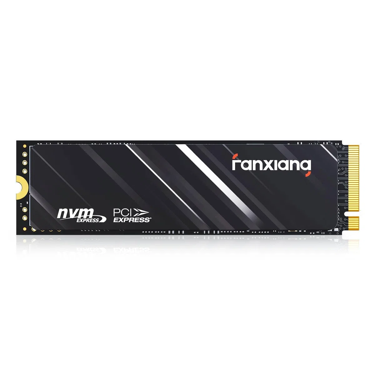 fanxiang SSD ps5 nvme 2TB M.2 2TB Disco Duro M.2 2280 (PCIe Gen4x4) QLC 3D - 5000 MB/s de Lectura, 3800 MB/s de Escritura - NAND con Adhesivo de Enfriamiento de Grafeno