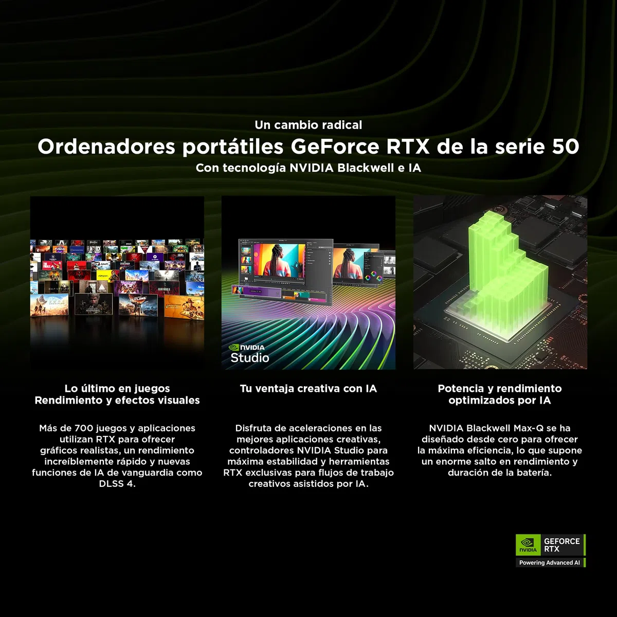HP OMEN 16-am0035ns - Ordenador portátil Gaming 16" 2K (Intel Core i9-14900HX, 32GB RAM, 1TB SSD, NVIDIA Geforce RTX 5070, FreeDos) Negro - Teclado QWERTY Español