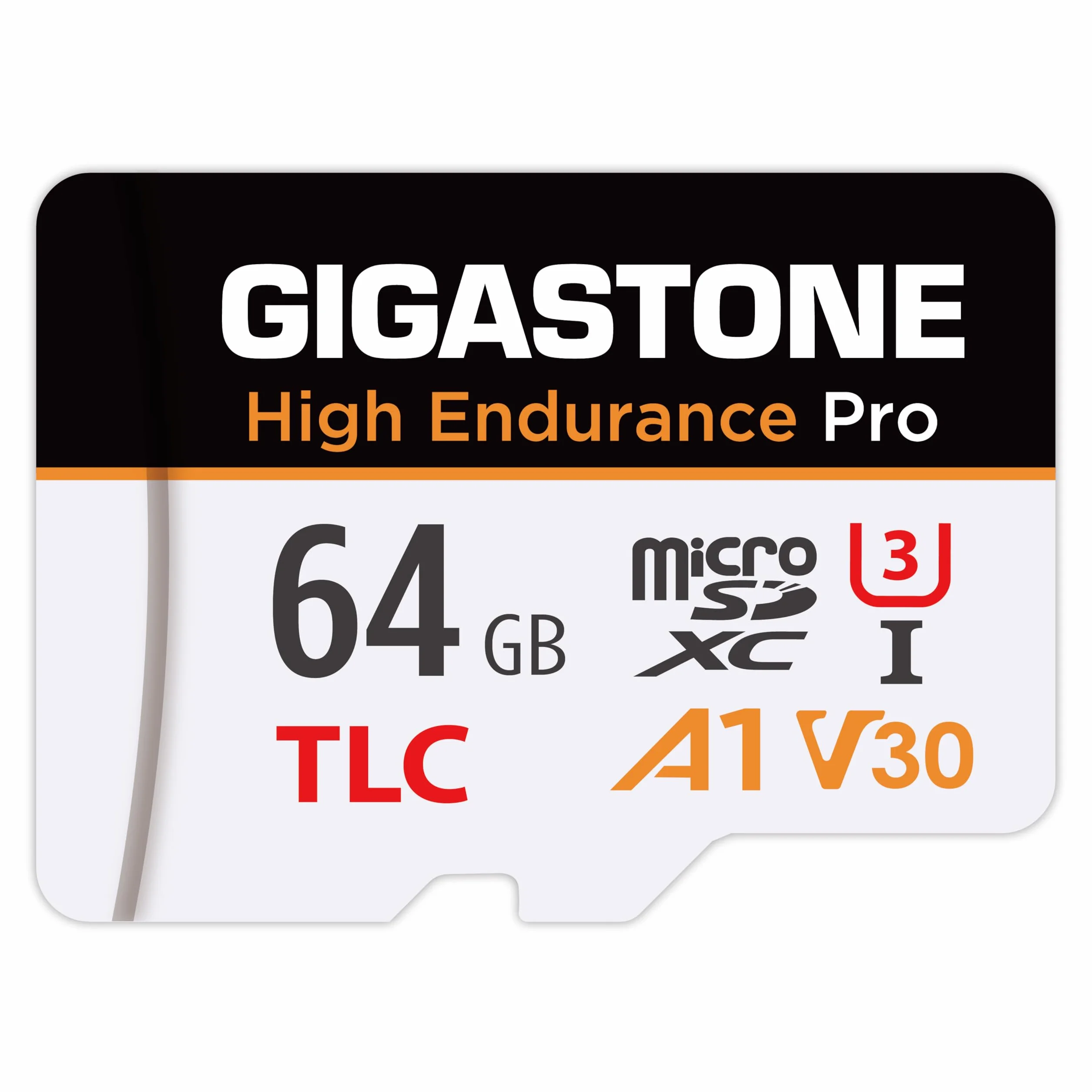 【5 años de recuperación de Datos Gratuita】【Dash CAM】 GIGASTONE Tarjeta Micro SD 64GB, TLC High Endurance Pro, hasta 95 MB/s, Compatible con REDTIGER VIOFO VANTRUE PRUVEEO, MicroSDXC UHS-I A1 V30 U3