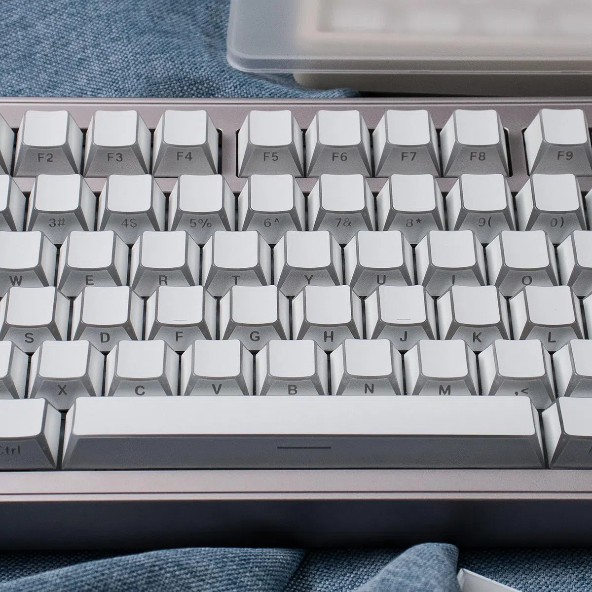 Sumgsn Juego de 137 Teclas Laterales Brillantes PBT Cherry Profile Keycaps para Teclado mecánico Cherry MX 61/64/87/104/108