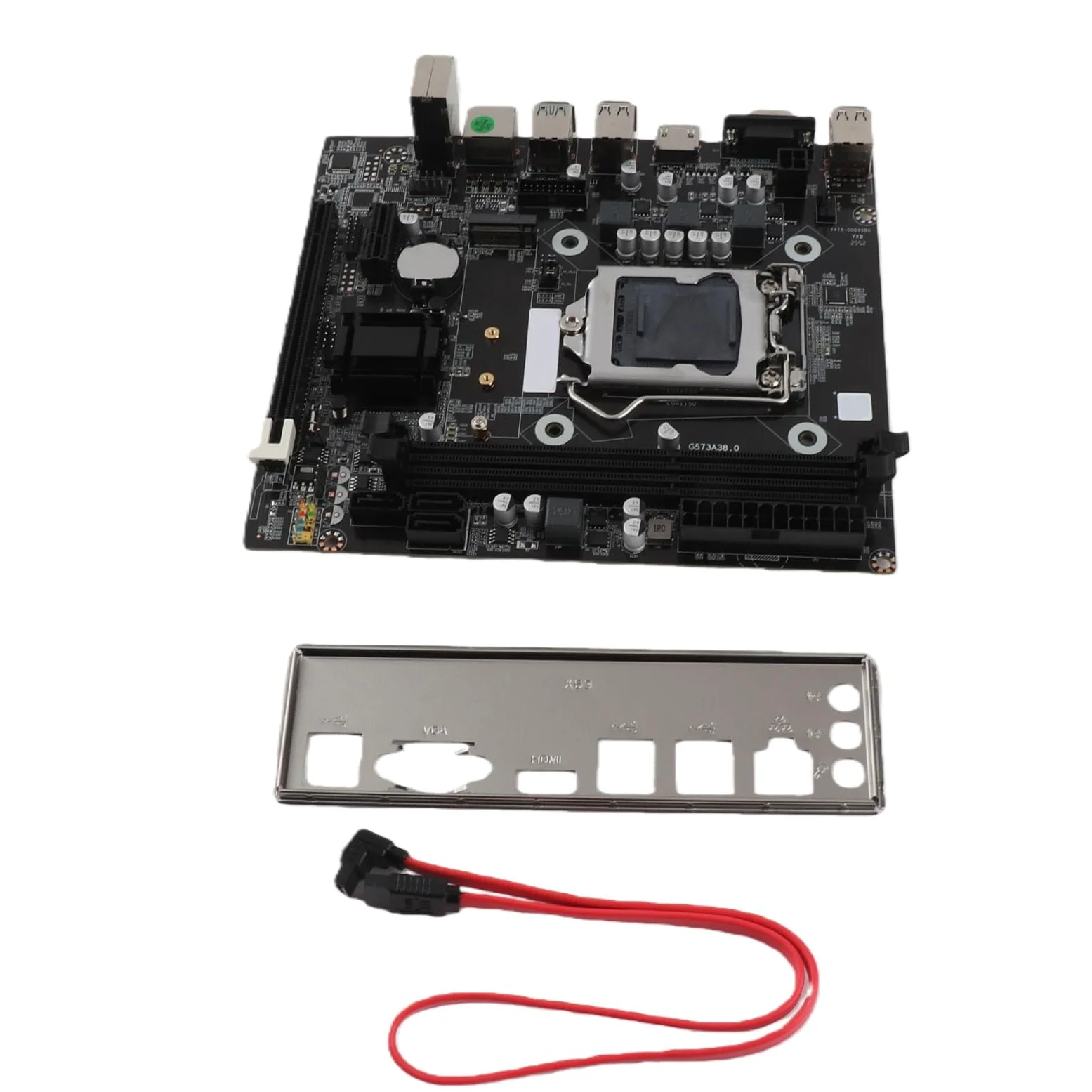 Placa Base para Juegos de Doble Canal DDR3 M.2 NVMe NGFF 6 GB/s Ranura PCIe LGA 1150 Micro ATX Placa Base para PC