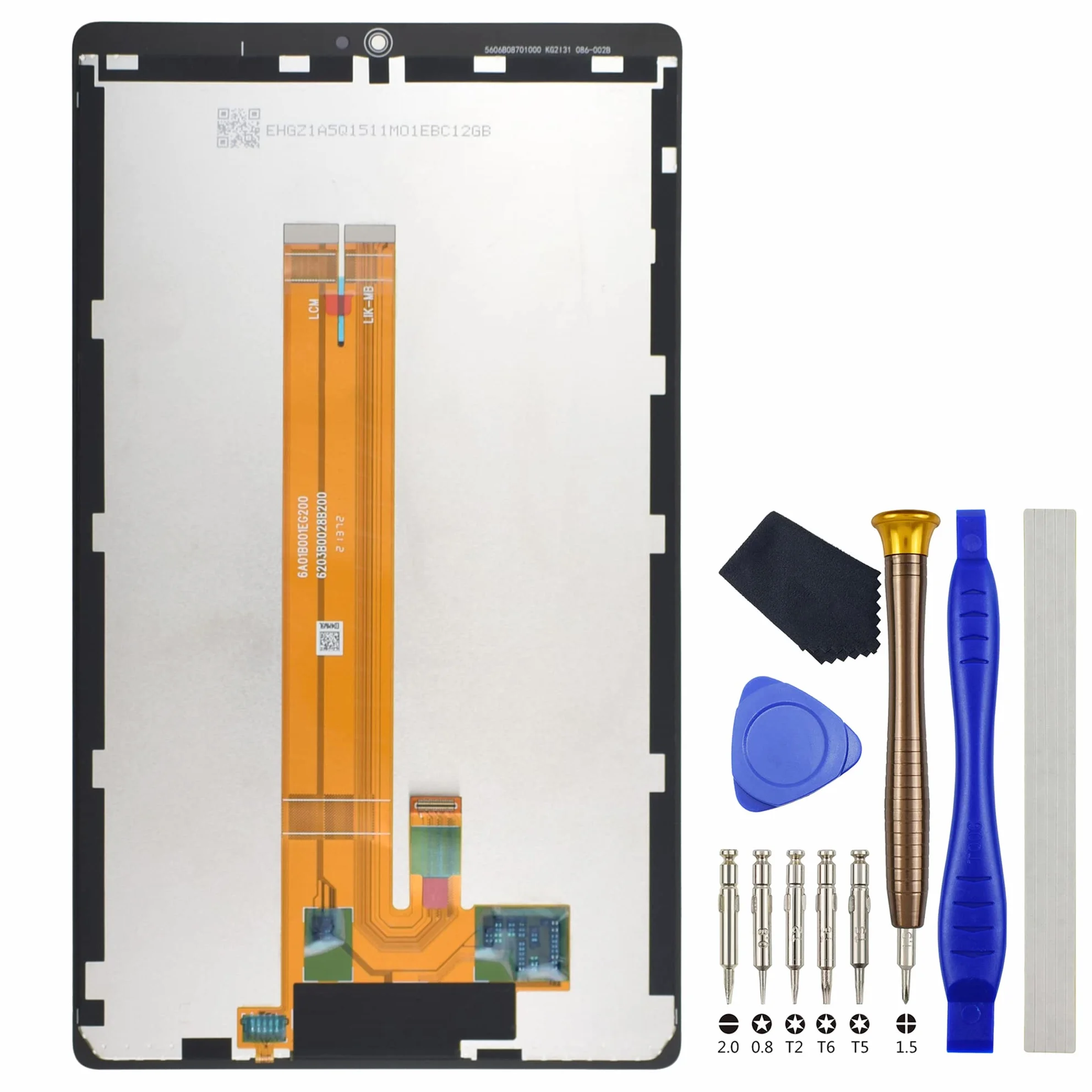Black Tablet Complete Screen LCD Touch Digitizer Replacement for (WiFi Version) Samsung Galaxy Tab A7 Lite SM-T220 8.7" with Tool Kit