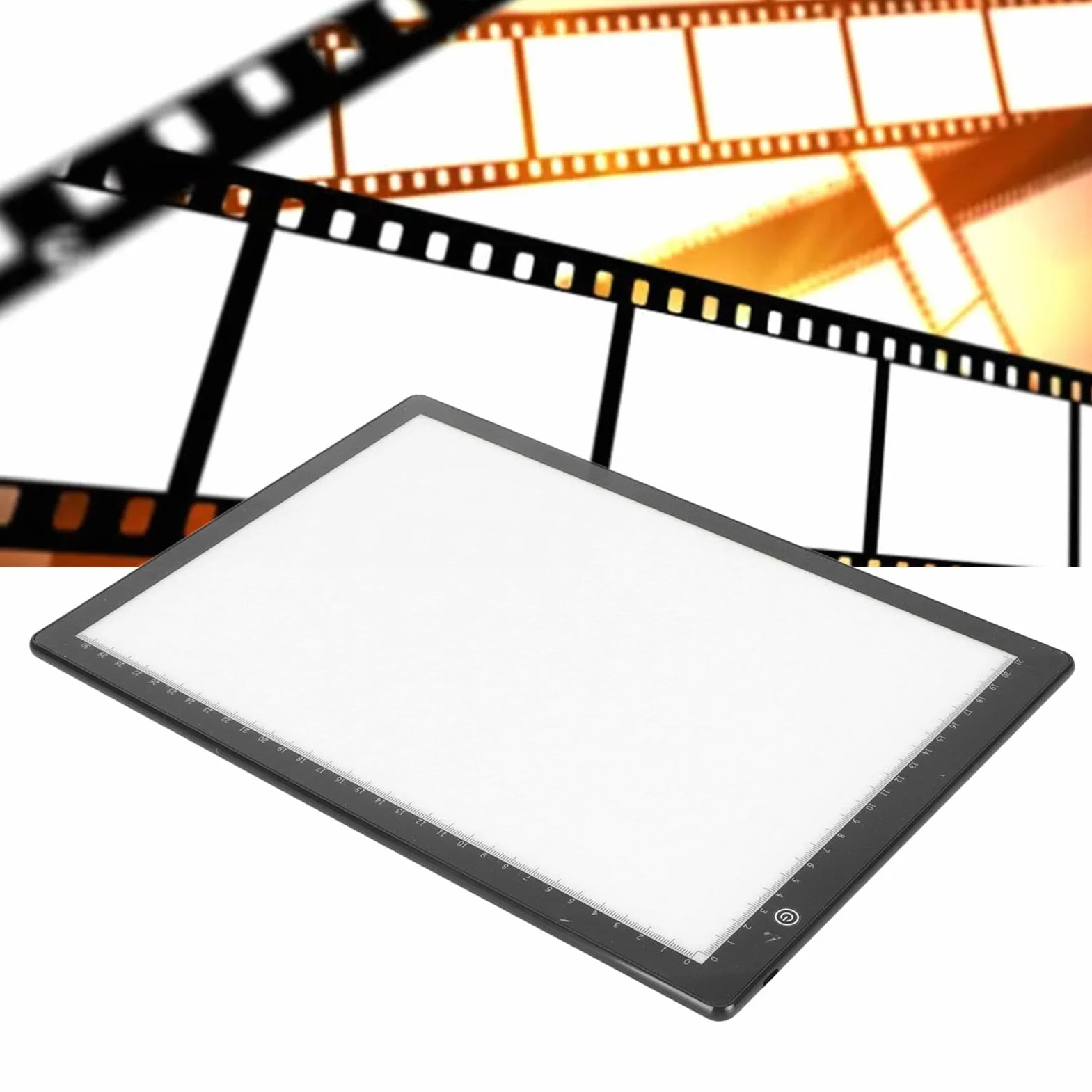 Caja de Luz Ultradelgada para Visor de Diapositivas A4, 3 Modos de Brillo, Edición de Aplicaciones, LED, Escáner de Diapositivas Alimentado por USB para Película Negativa