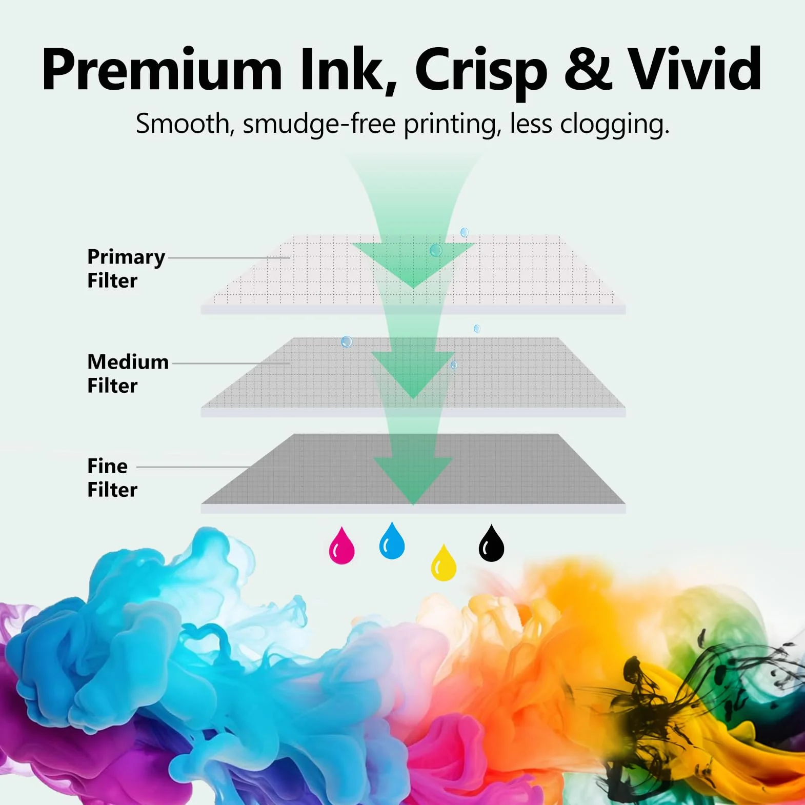 COLORETTO 304XL Cartuchos de Tinta para HP DeskJet 3760 3720 2630 3700 Envy 5030 5010 5020 Negro y Color