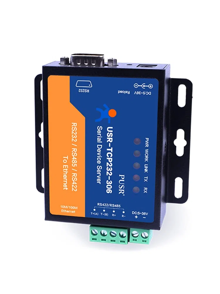 TCP232-306 rs232 rs485 rs422 a ethernet TCP IP Pasarela modbus Servidor de Dispositivos en Serie interfaces de Serie a ethernet