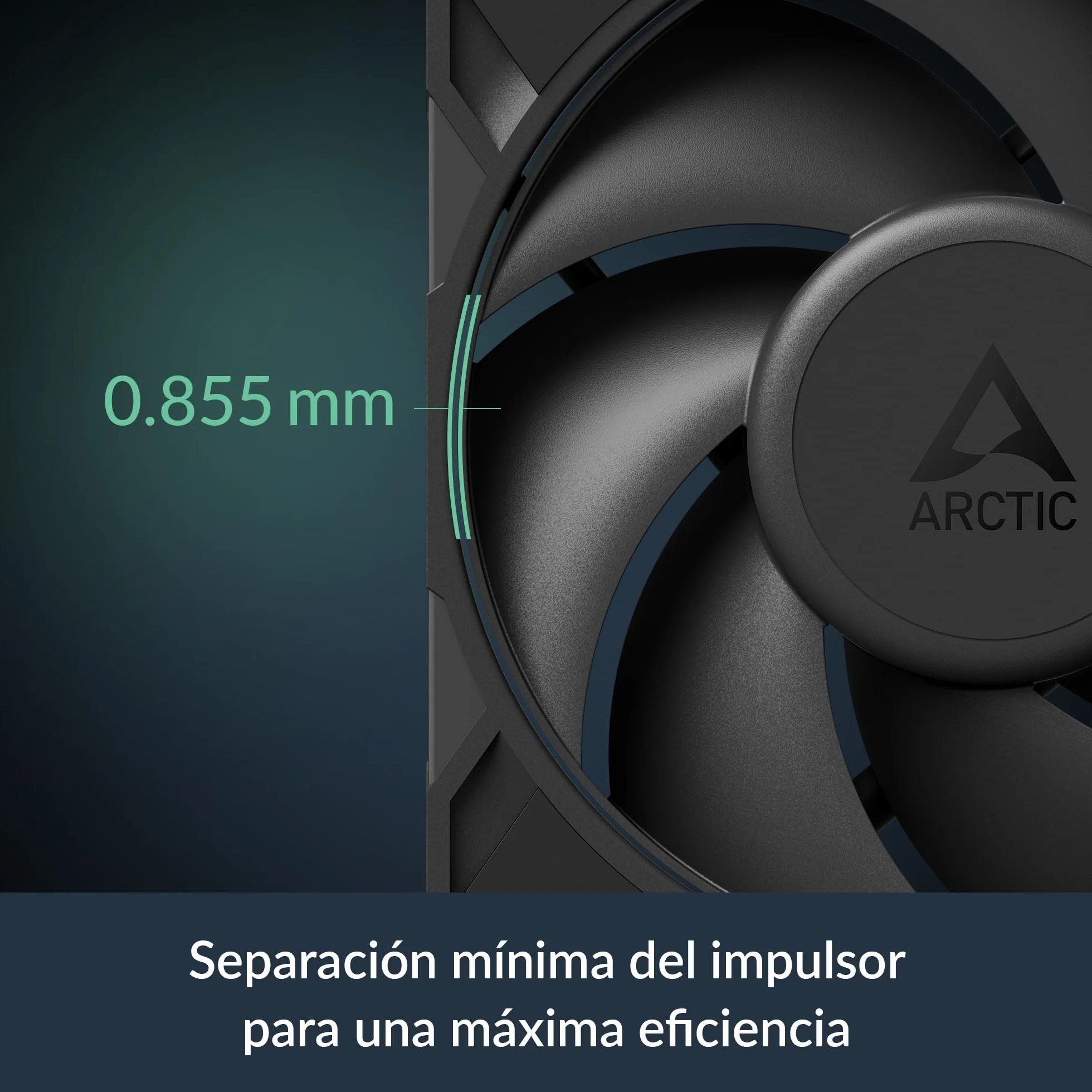 ARCTIC P12 Pro PST (5 Piezas) - Potente Ventilador de Caja PC Premium, Case Fan PWM de 120 mm con Divisor de Cable en Y, 600–3000 rpm, 0 rpm <5% PWM, Rodamiento fluidodinámico, 4 Pines - Negro