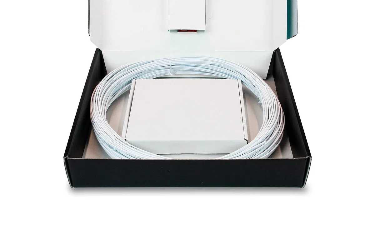 ACTELSER Kit Duplex de Fibra Óptica Plástica Snap Data 40 Metros
