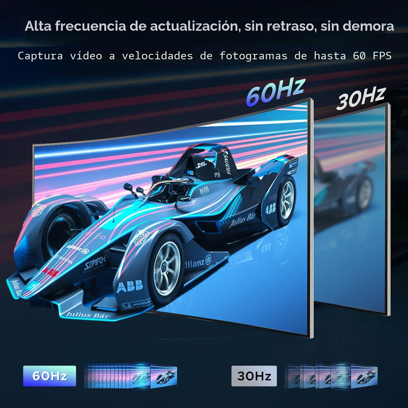 XIIXMASK capturadora de Video, capturadora Audio y Video, Tarjeta de Captura USB 3.0 4K HDMI Loop-out, 1080P 60FPS/2K 30FPS Captura de Videojuegos para PS5/Switch/cámara/PC/OBS（Negro）