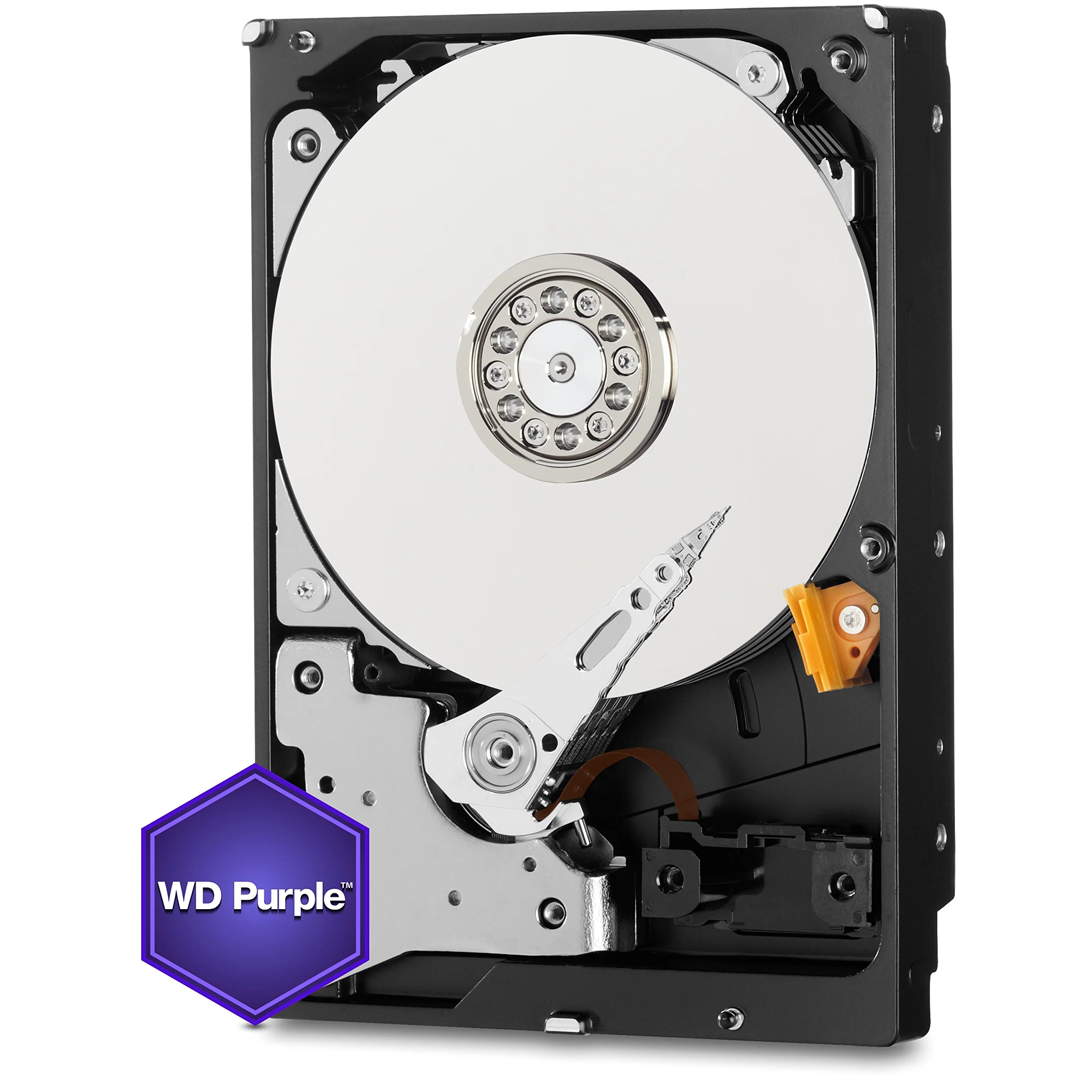 WD Purple - Disco duro para videovigilancia de 1 TB (Intellipower, SATA a 6 Gb/s, 64 MB de caché, 3,5")