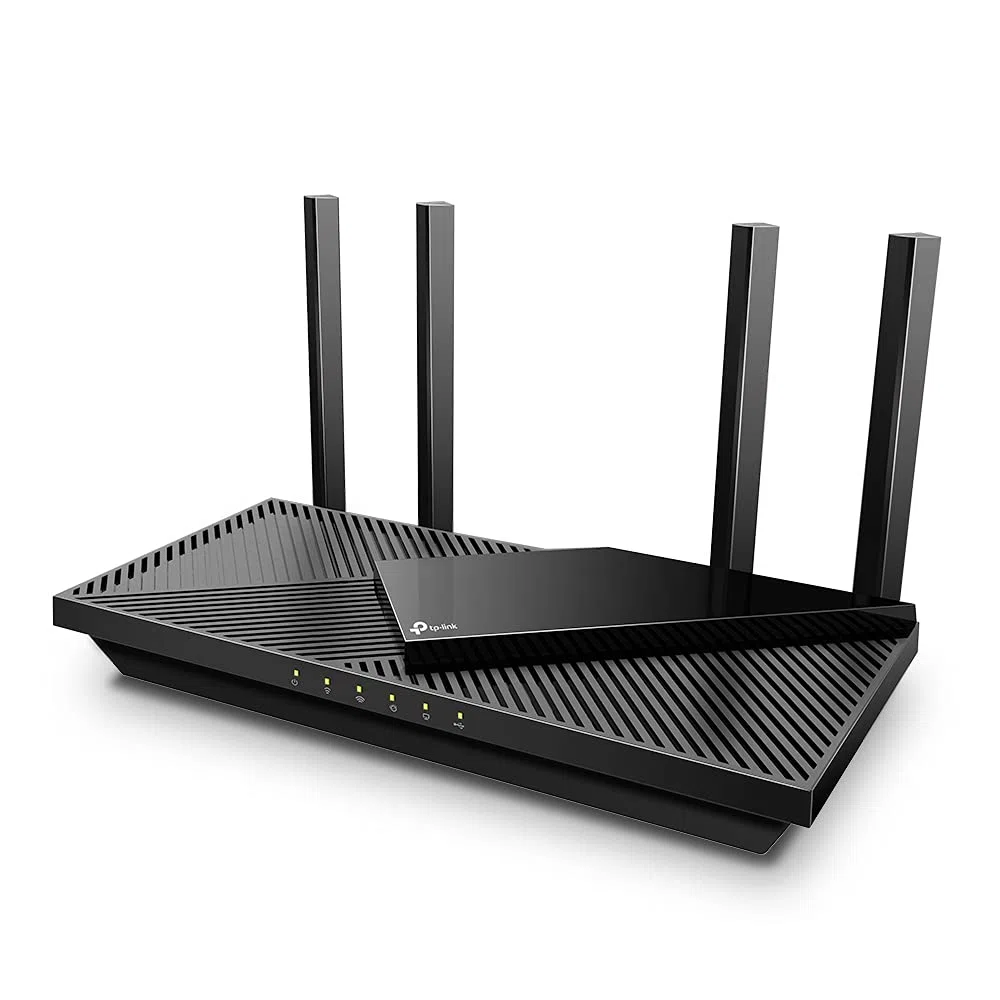 TP-Link Archer AX55 - Versión Antigua WiFi 6 Router AX3000, Soporta Mesh, Dual Band 5GHz/2GHz, 1x WAN / 4xLAN Gigabit, Puerto USB 3.0, Chasis Fino, Disipador de Calor, OFDMA, QoS, WPA3
