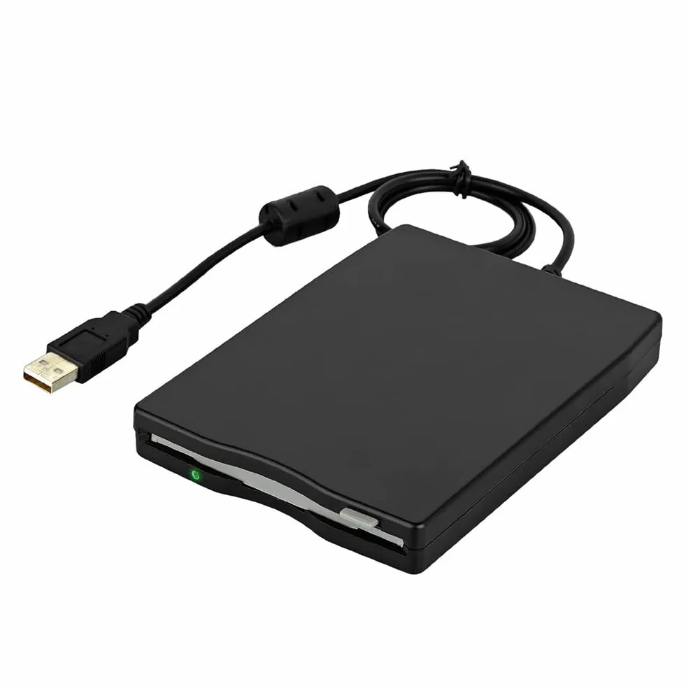 Unidad de Disquete USB 2.0 Lector de Disquete Externo Portátil de 3,5 Pulgadas Diseño Liviano y Ultradelgado para PC Portátil
