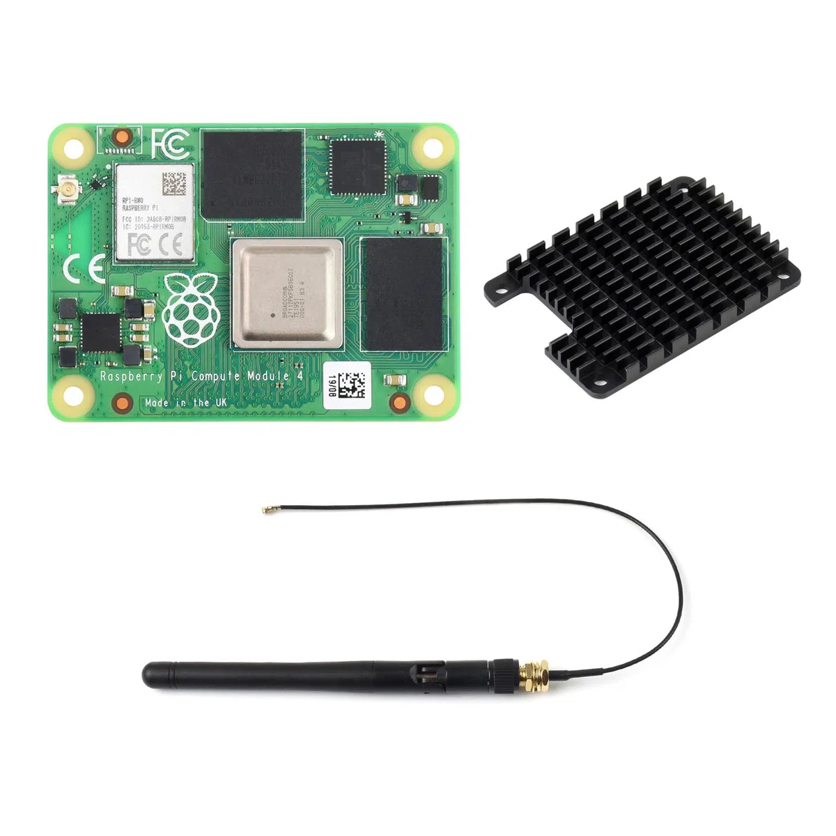 Waveshare Compute Module 4 The Power of Raspberry Pi 4 in A Compact Form Factor 8GB RAM 32GB eMMC Flash with WiFi