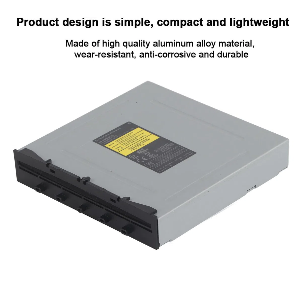 PUSOKEI Unidad de Disco óptico para Consola de Juegos One X DG-6M5S, Unidad incorporada de aleación de Aluminio portátil, reemplazo de Unidad de Disco