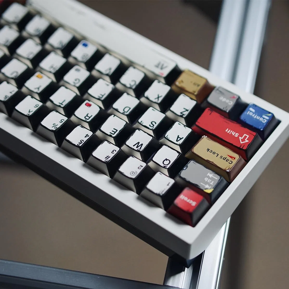 mintcaps PBT Keycaps - Juego de teclas retro japonesas de manga, 141 teclas Cherry Profile Dye-Sub Custom Keycap para teclado mecánico Cherry MX 60%, 65%, 75%, 100% Cherry MX