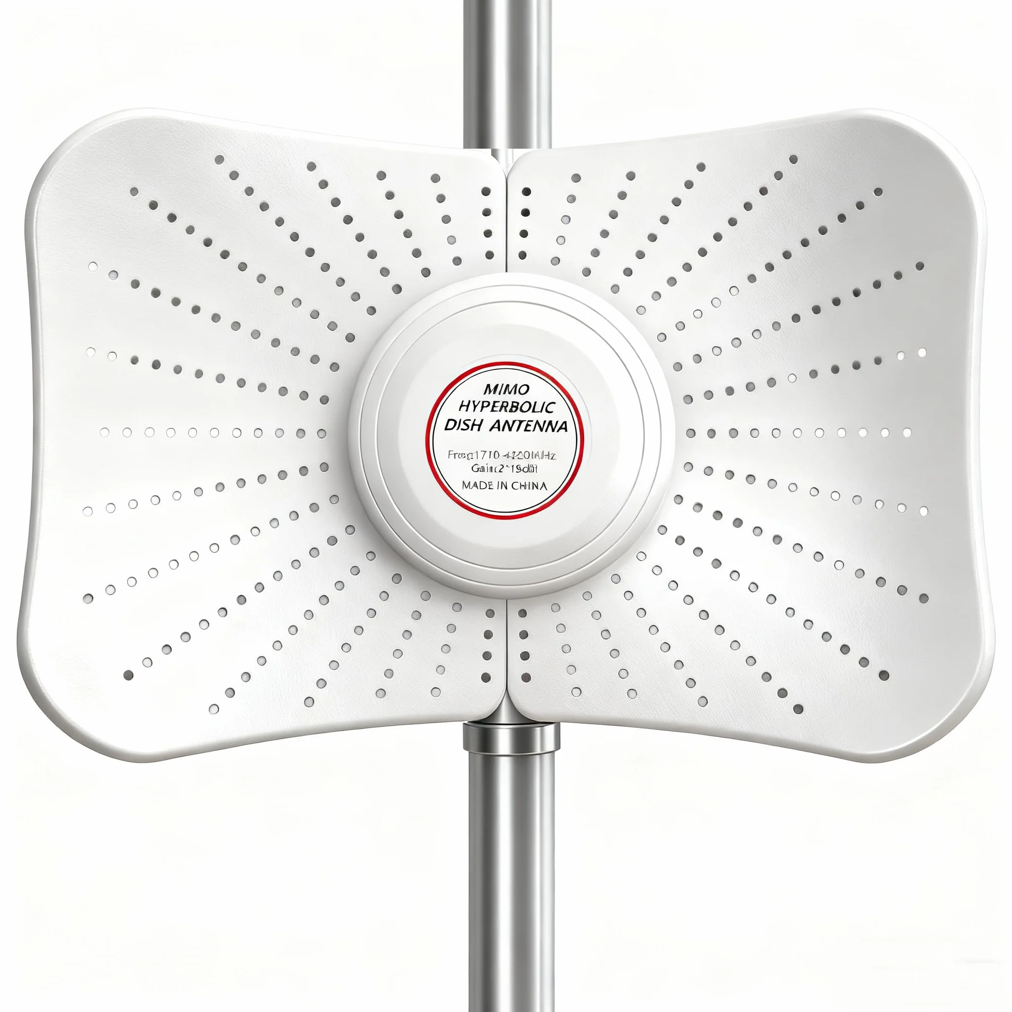 Antena 5G LTE 4G Exterior Antena Doble polarización WiFi Antenne 600-6000MHz, Ganancia hasta 12 dBi Compatible con Router Ante-na MIMO SMA / 2 x TS9 Antenne, Cable de Baja Perdida 10 Metros