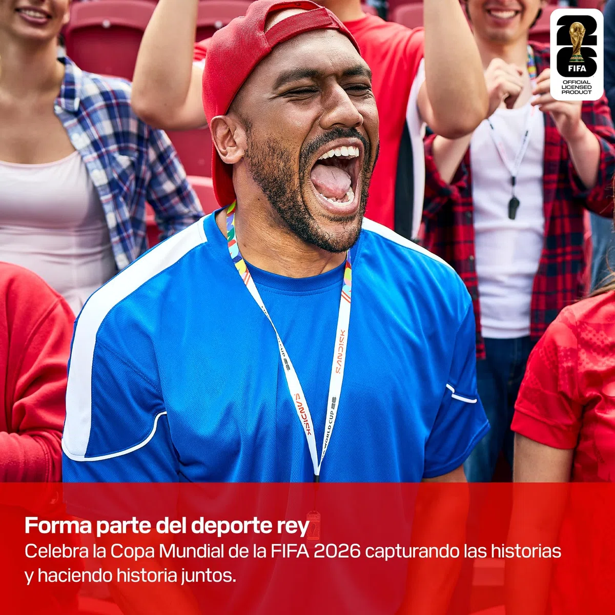 SANDISK CFexpress Tarjeta Type B Edición FIFA World Cup 2026 de 256 GB (velocidades de Lectura ultrarrápidas de hasta 1700 MB/s, graba la Copa Mundial de la FIFA 2026 en hasta 4K Raw)