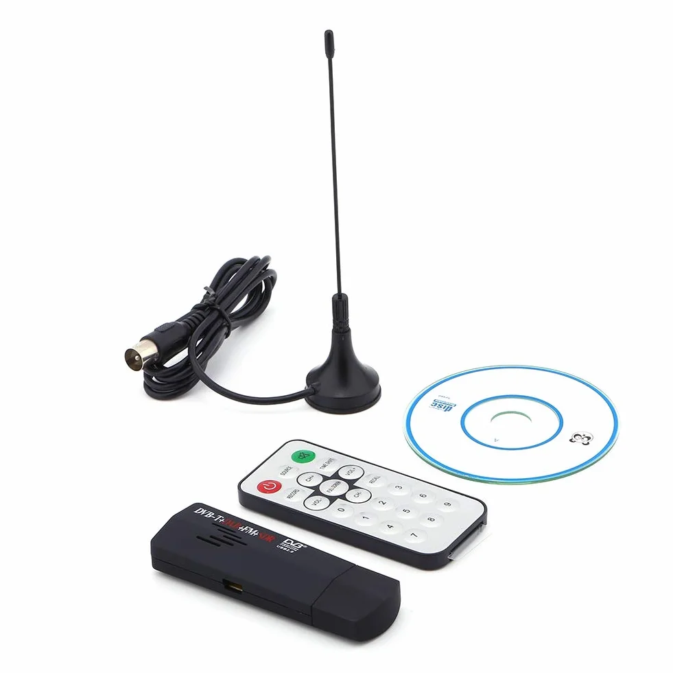 Sintonizador de TV USB y Receptor de Radio SDR - Digital HDTV DAB FM Stick RTL2832U R860T Ricevitore