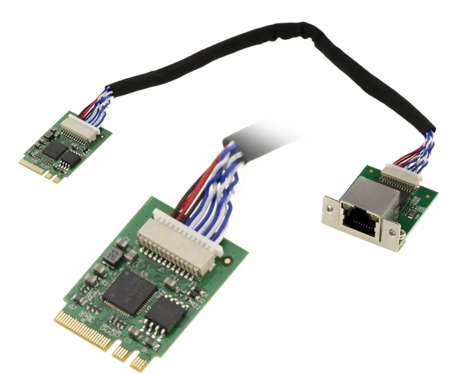 KALEA-INFORMATIQUE M2 M.2 NGFF E A Key 2.5 Gigabit RJ45 LAN ethernet 10 100 1000 1G 2.5G Tarjeta con chipset Intel I226 SRKTV