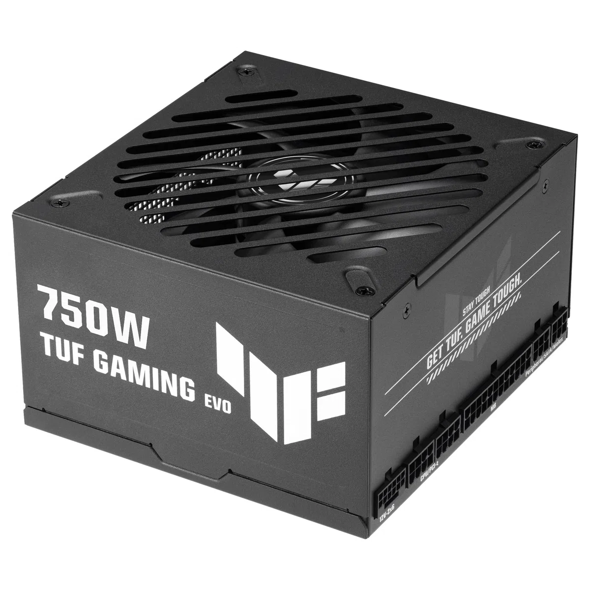 ASUS TUF Gaming 750W Gold EVO - Fuente de alimentación Modular (certificación 80 Plus y Cybenetics Gold, ATX 3.1, PCIe 5.1, Cable 12V-2x6, 8 años de Cobertura, componentes de Grado Militar)