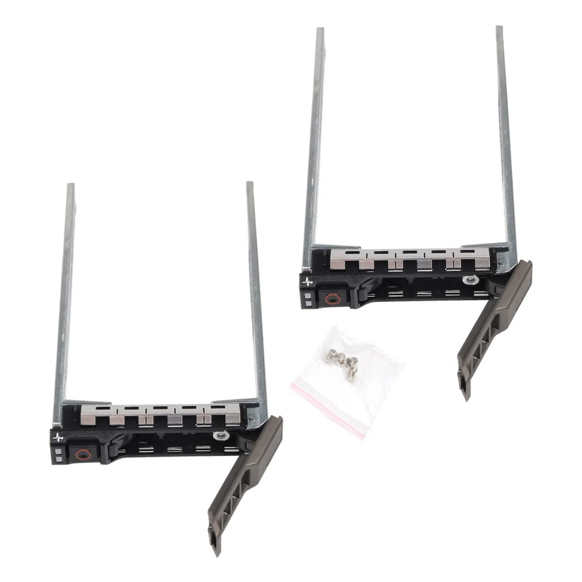 2 Unidades Bandeja de Disco Duro 2,5" Tray Caddy para DELL PowerEdge - R320 R420 T420 T620 R620 R720 R720XD R820 R920 y más - Adaptador de Enchufe Caliente Sled - Fácil configuración