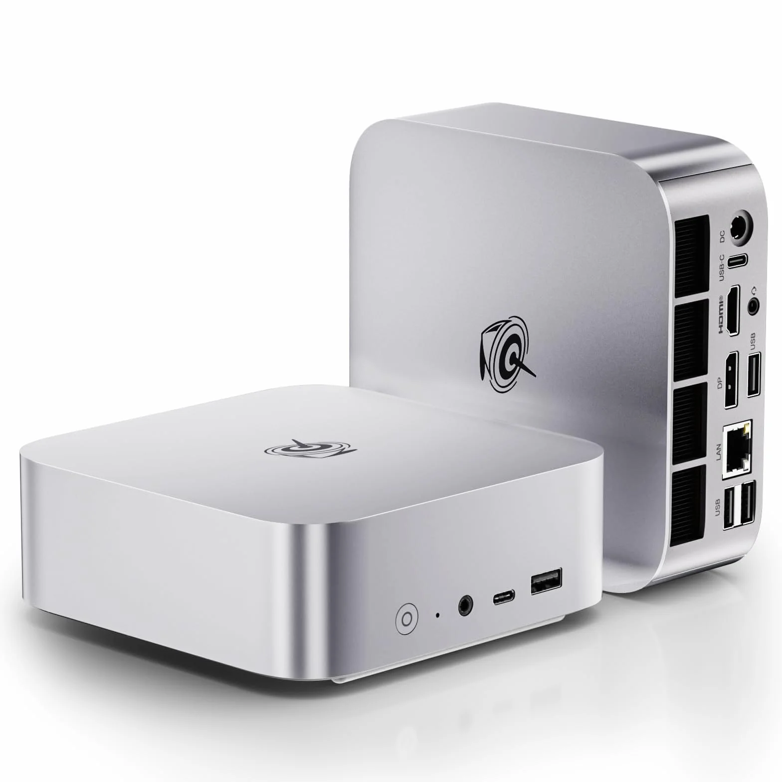 Beelink Mini PC SER8, AMD Ryzen 7 8745HS (8C/16T, hasta 4,9 GHz), 32 GB de RAM DDR5, SSD M.2 PCIe 4.0 de 512 GB,Triple Pantalla 4K, USB 4,0, HDMI 2.1, DP 1.4, BT 5.2, WiFi 6, LAN de 2,5 G