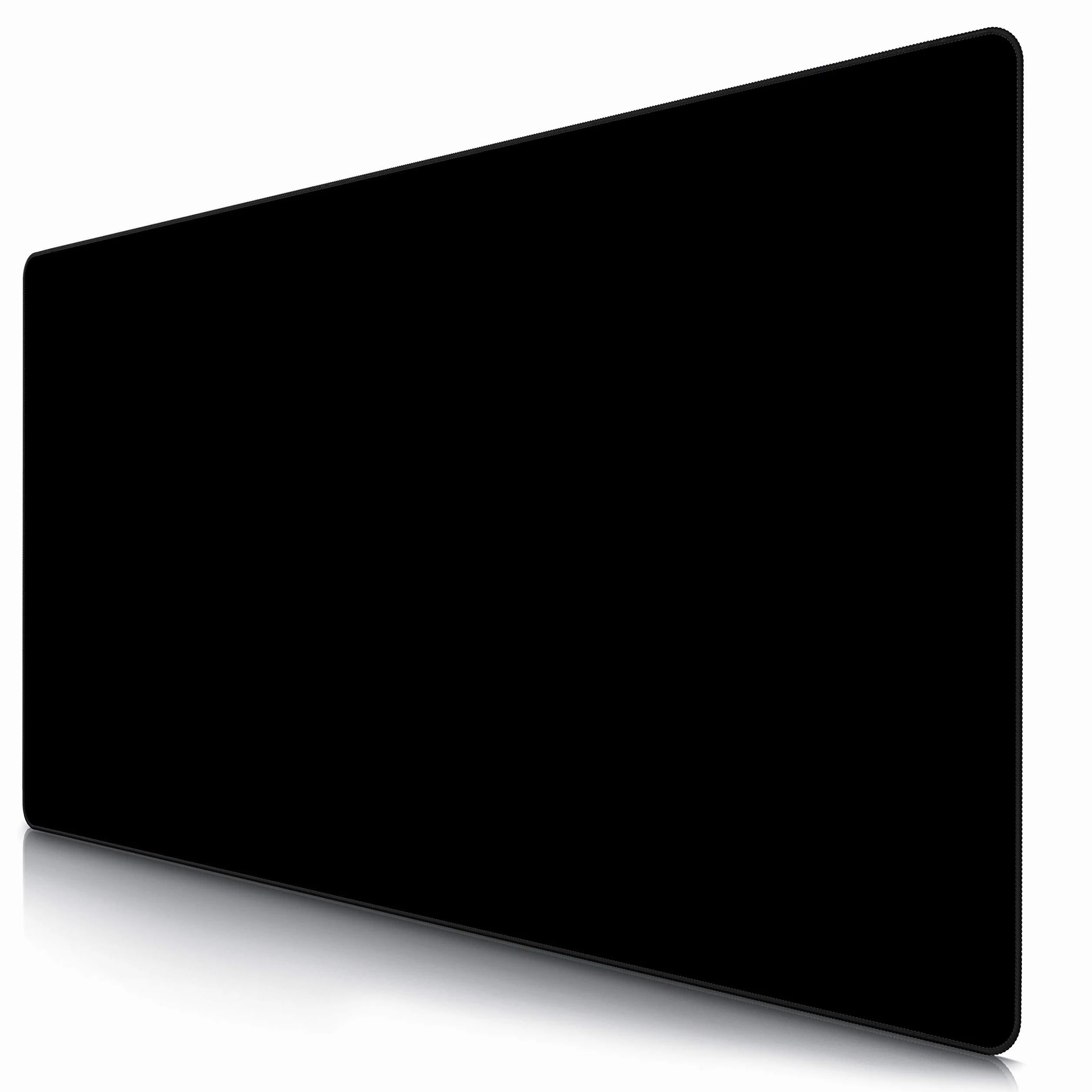 TITANWOLF - Alfombrilla de Ratón de Gran Tamaño 1200x600mm - Mouse Pad Gaming XXXL – Motivo Total Black - Precisión y Velocidad en Juegos - Antideslizante - Superficie de tejido - Para Ratón y Teclado