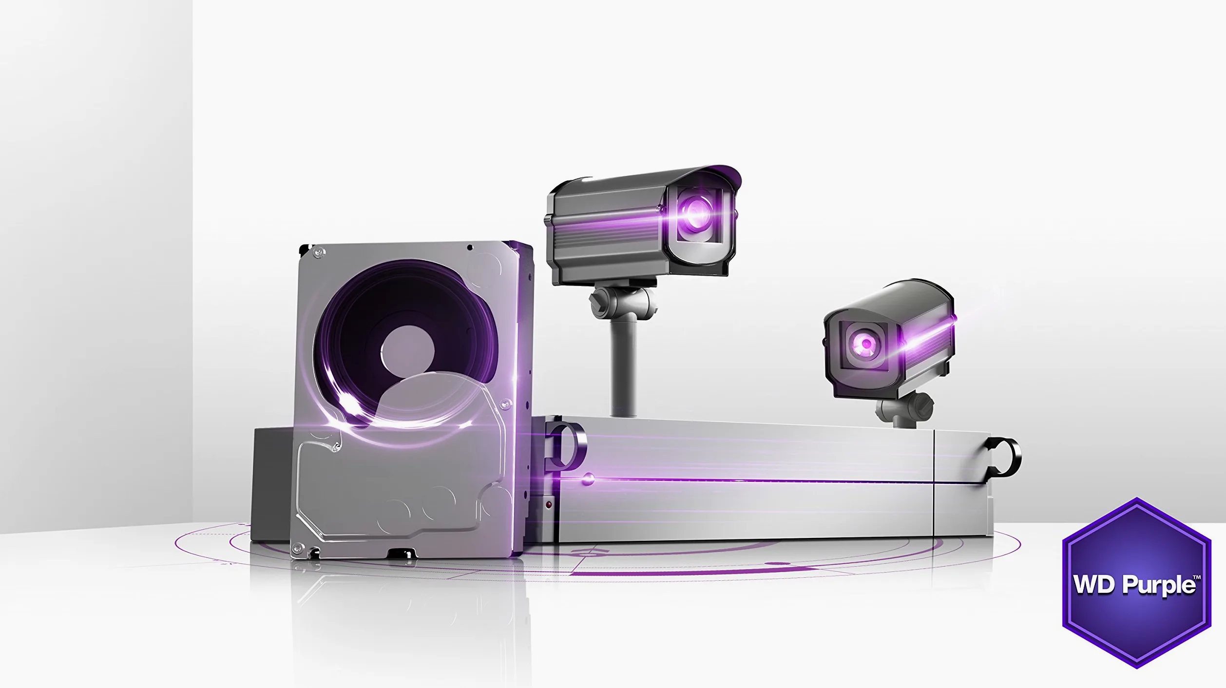 WD Purple - Disco duro para videovigilancia de 1 TB (Intellipower, SATA a 6 Gb/s, 64 MB de caché, 3,5")