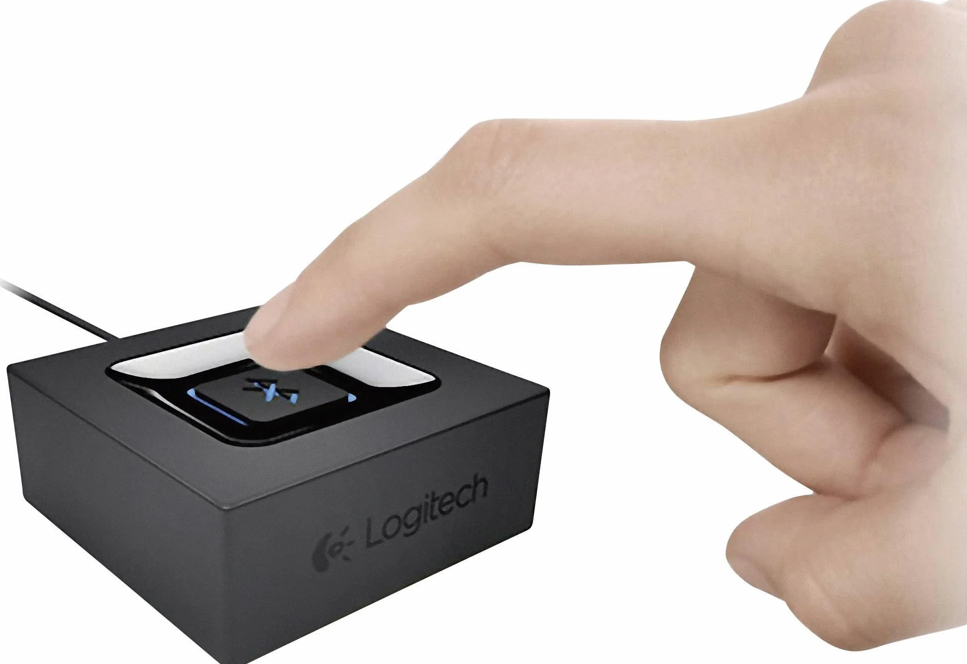 Logitech Receptor de Audio Inalámbrico, Adaptador Bluetooth para PC/Mac/Smartphone/Tablet/Receptores AV, Salidas 3.5 mm y RCA para Altavoces, Sencillo Emparejamiento, Enchufe EU - Negro