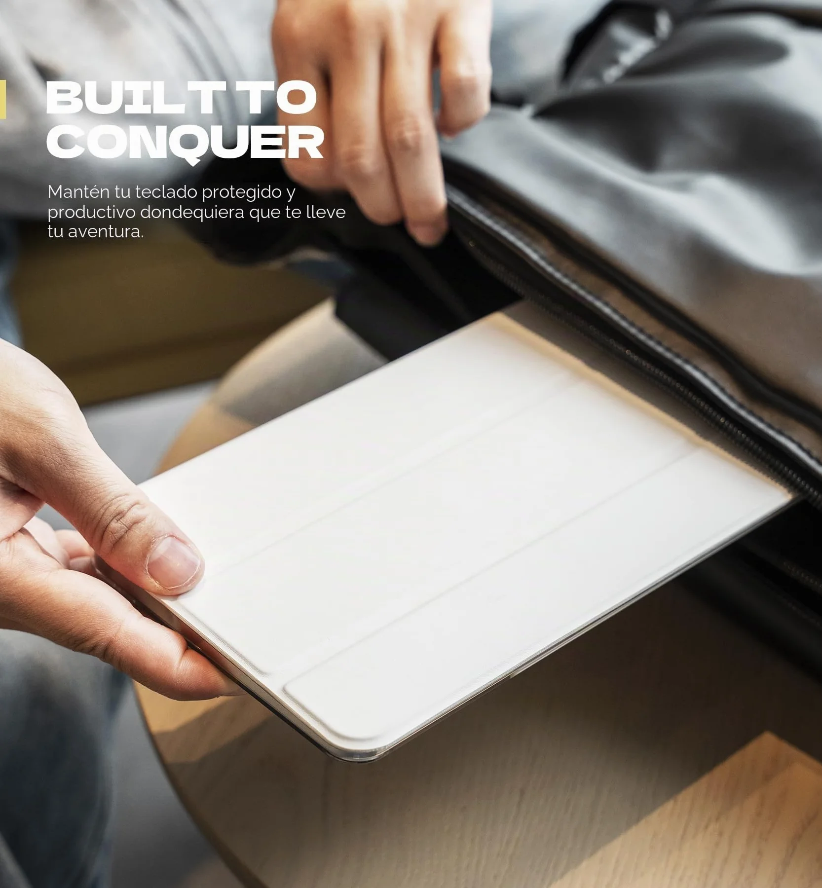 Dexnor Funda para Apple Magic Keyboard con Touch ID/tecla de bloqueo 2021/2024, funda rígida de almacenamiento de viaje a prueba de polvo, funda protectora de cuero para teclado con cierre magnético