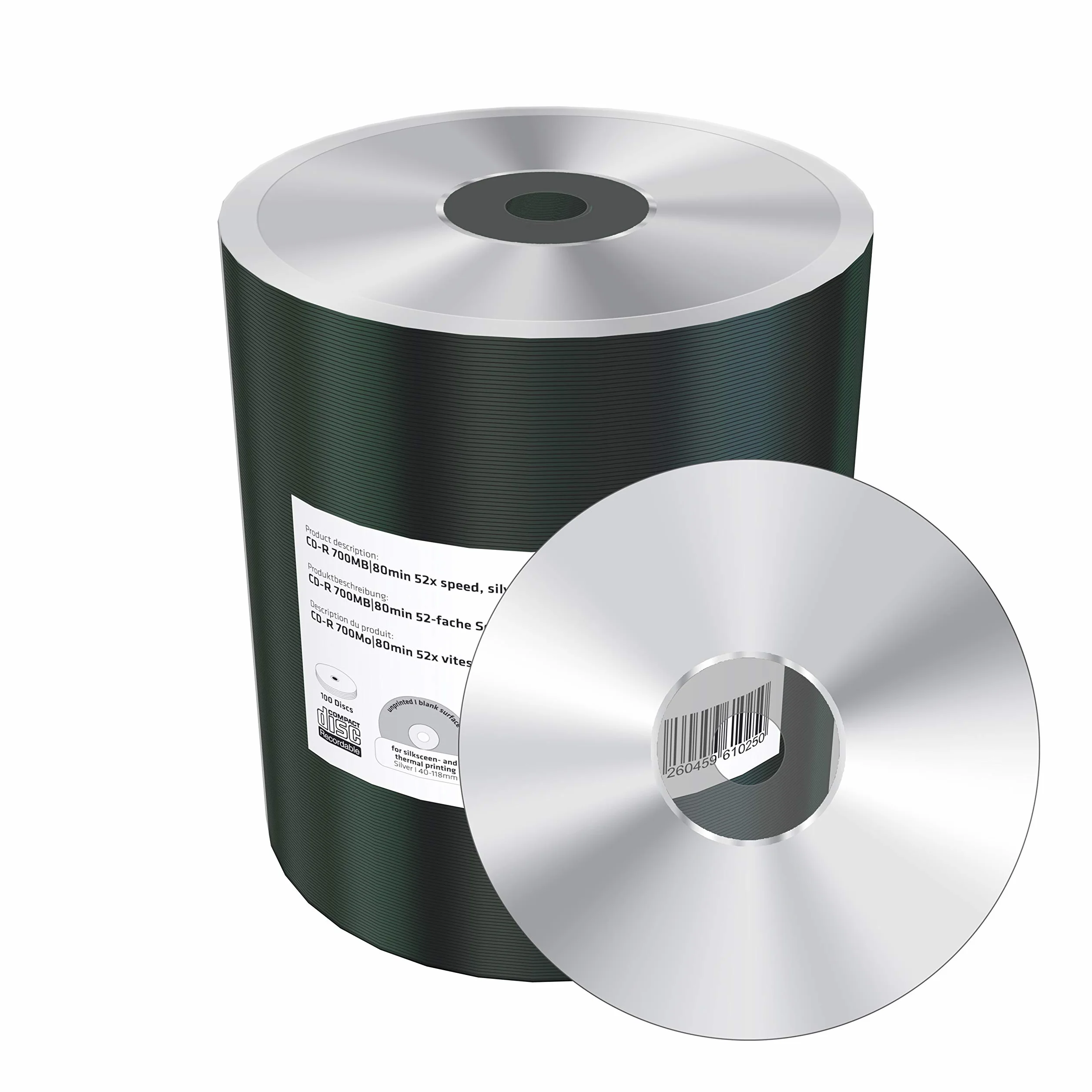MediaRange MR230 CD-RW vírgenes 52x 100 Unidades