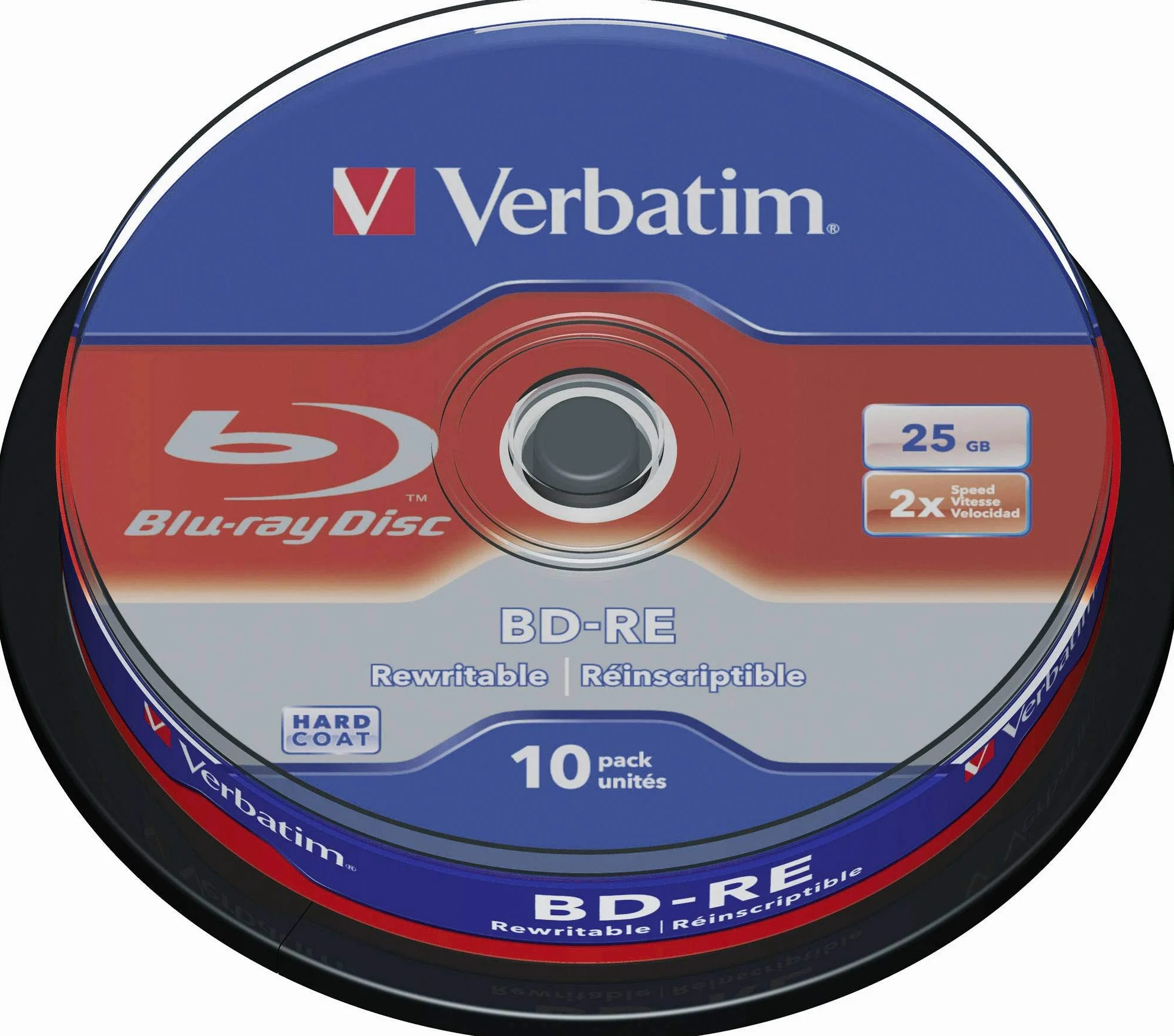 Verbatim BD-RE SL 25 GB 2 x 10pk: 43694 (43694)