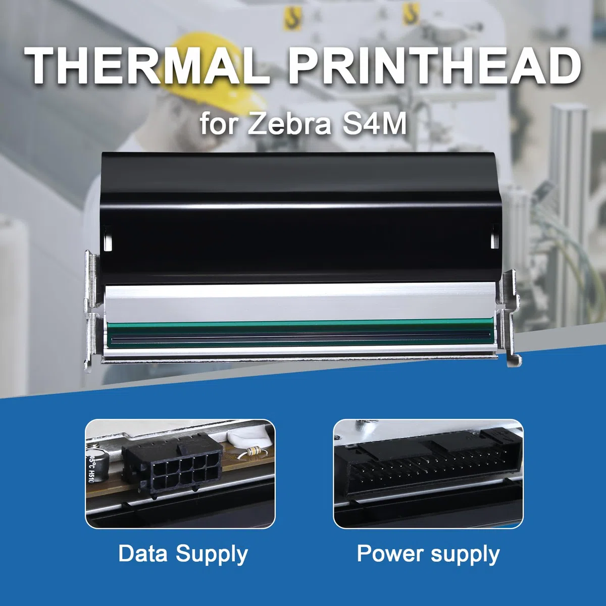 Cabeza de impresión térmica Zebra S4M Z4M 200dpi g41400m