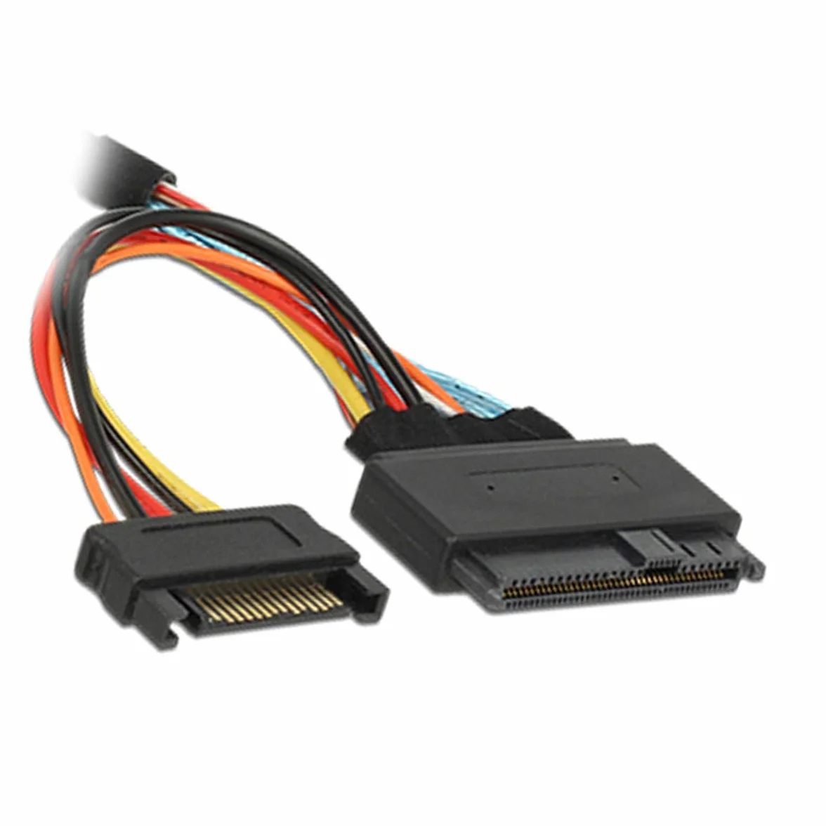 Cablecc U.2 U2 SFF-8639 NVME PCIe SSD Cable para Placa Base SSD 750 p3600 p3700 M.2 SFF-8643 Mini SAS HD