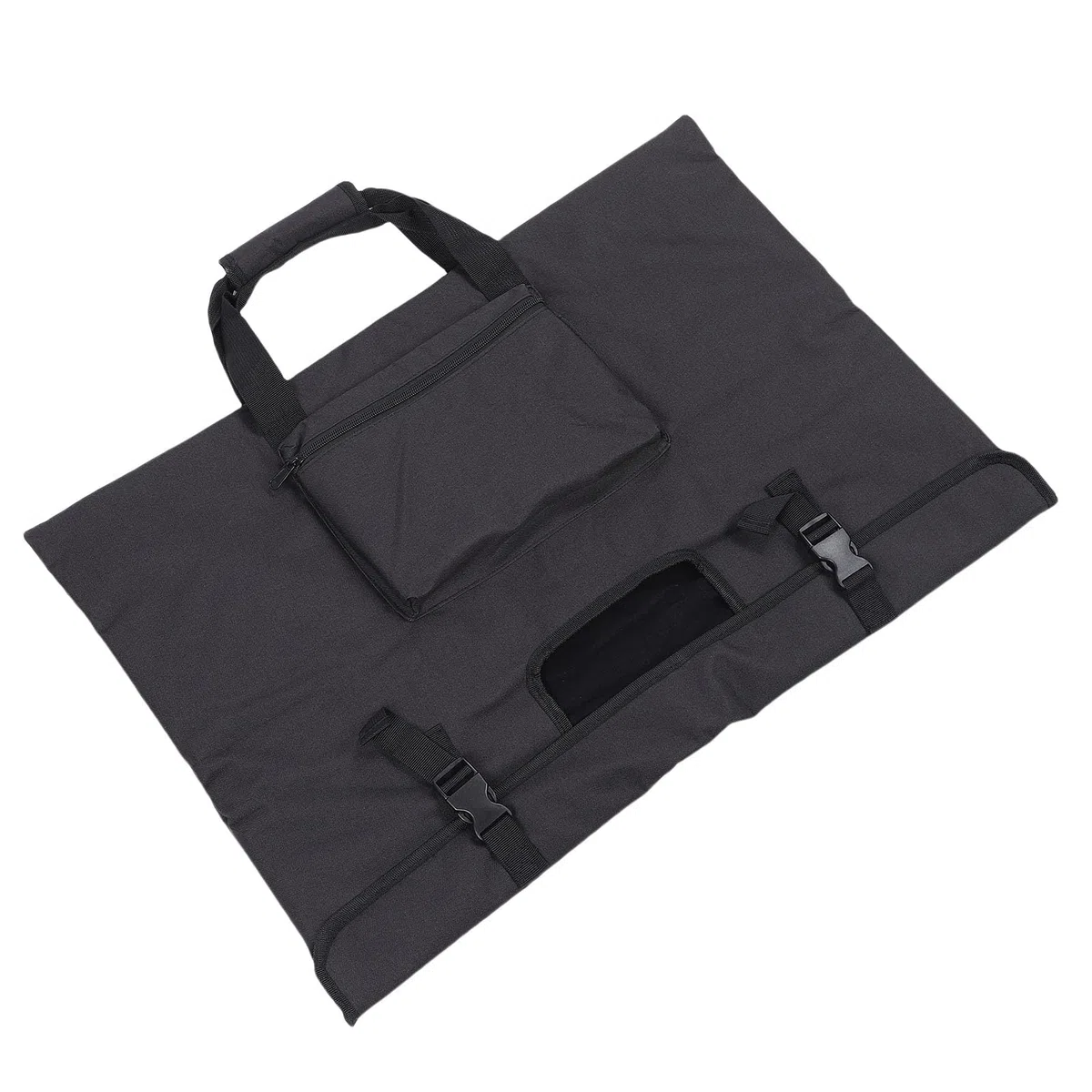 Vikye Estuche de Viaje Acolchado para Monitor de 27 Pulgadas, Bolsa Protectora de Transporte para Pantalla de Computadora con Bolsillos para Accesorios para Teclado y Cables