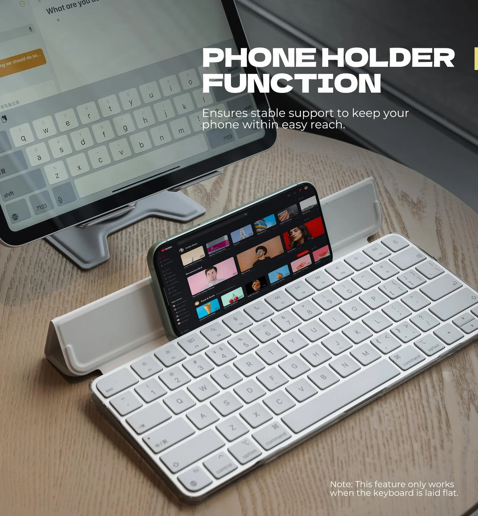 Dexnor Funda para Apple Magic Keyboard con Touch ID/tecla de bloqueo 2021/2024, funda rígida de almacenamiento de viaje a prueba de polvo, funda protectora de cuero para teclado con cierre magnético