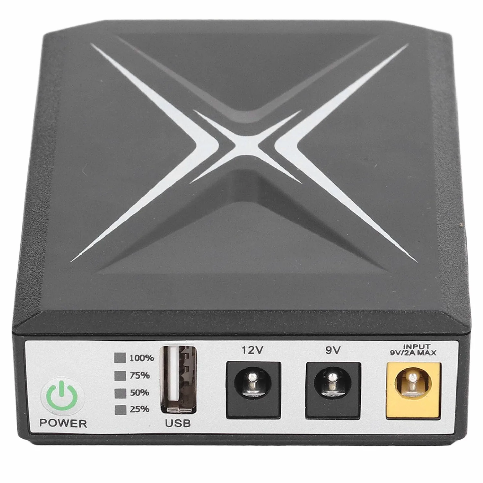Respaldo de Batería Mini UPS con Interfaz de 2 Salidas CC, de UPS en Espera de DC 12V/2A 8800mAh, de Alimentación Ininterrumpida para Tiras de Luces LED